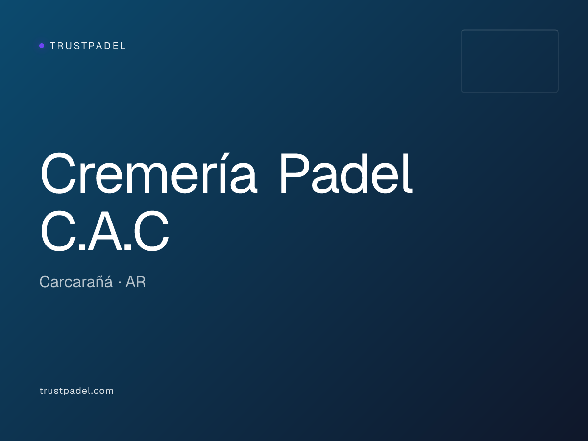 Cremería Padel C.A.C padel club