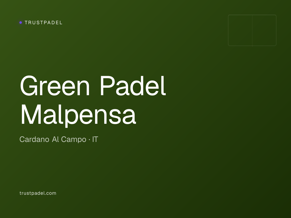 Green Padel Malpensa padel club