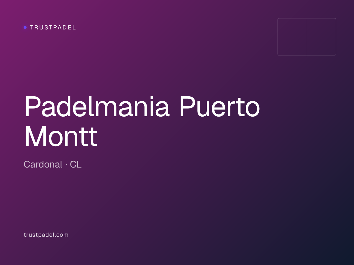 Padelmania Puerto Montt padel club