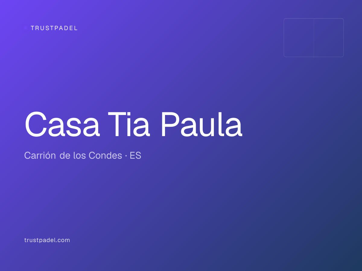 Casa Tia Paula padel club