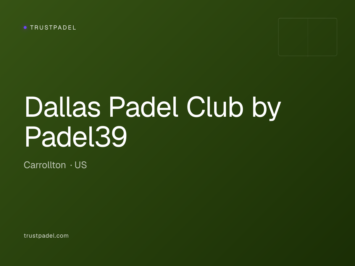 Dallas Padel Club by Padel39 padel club