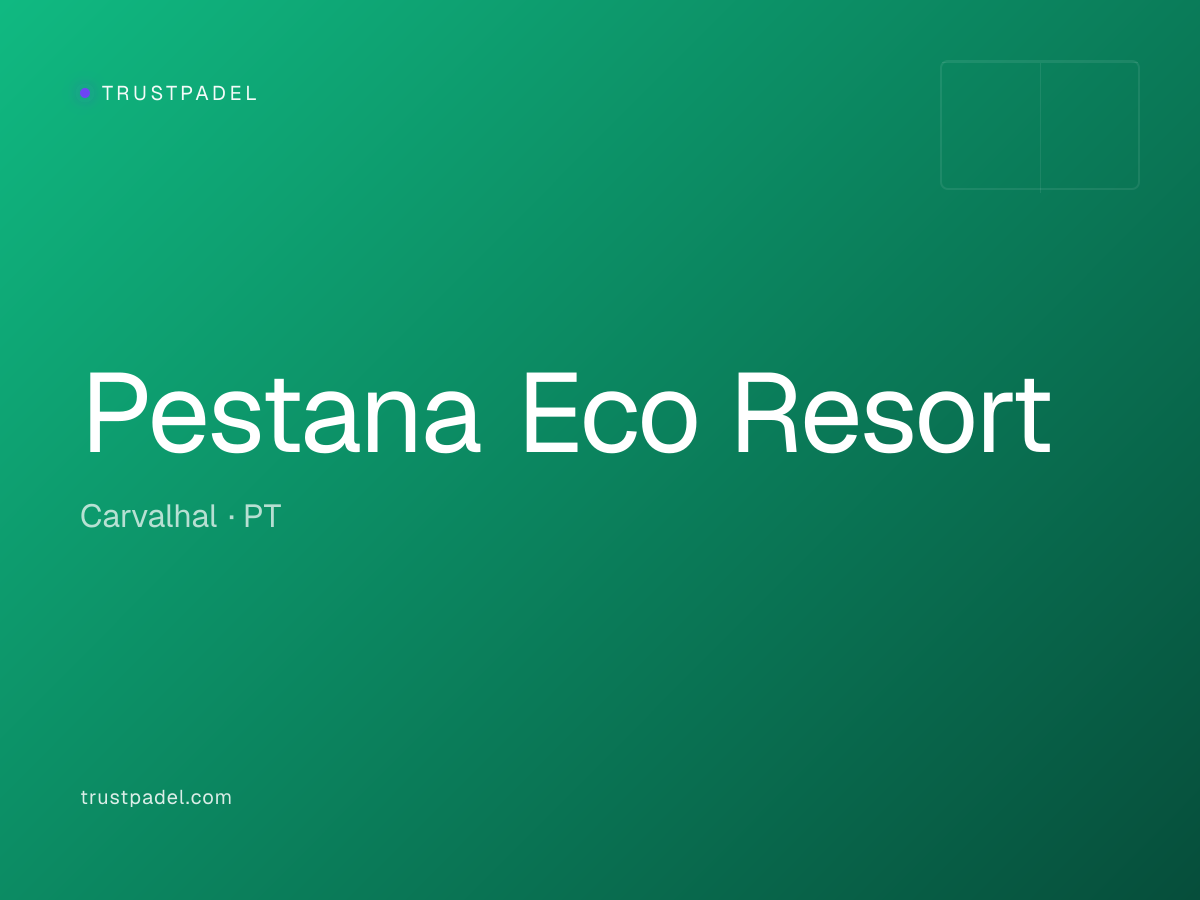 Pestana Eco Resort padel club