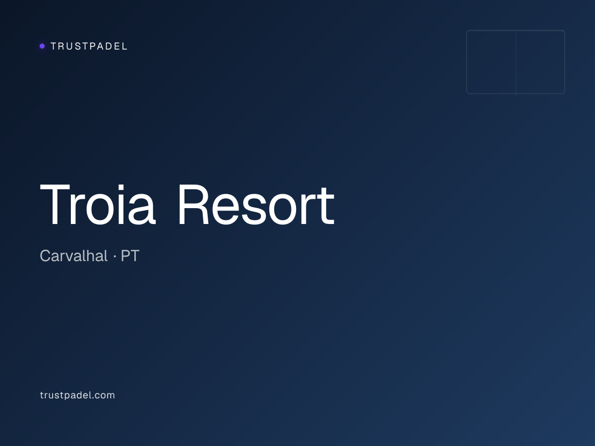 Troia Resort padel club