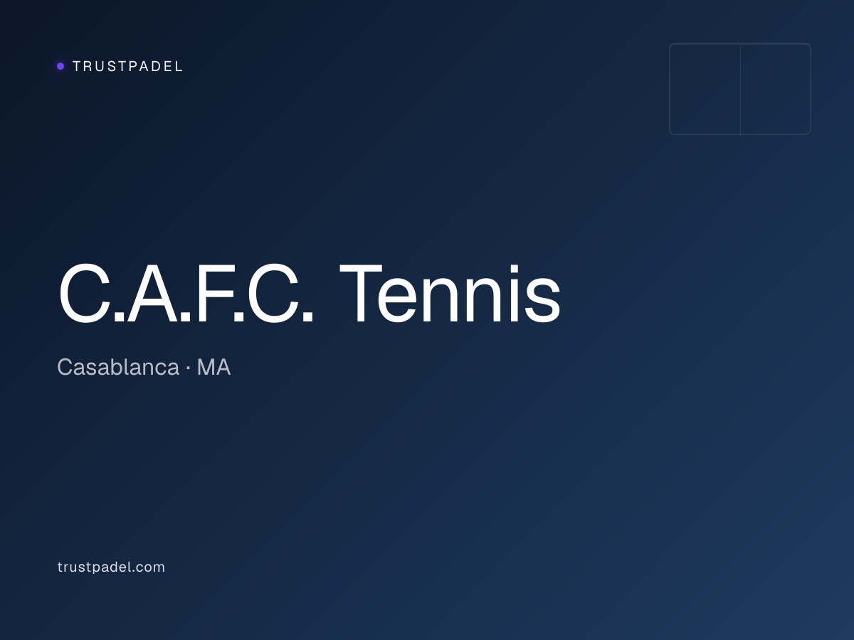 C.A.F.C. Tennis padel club