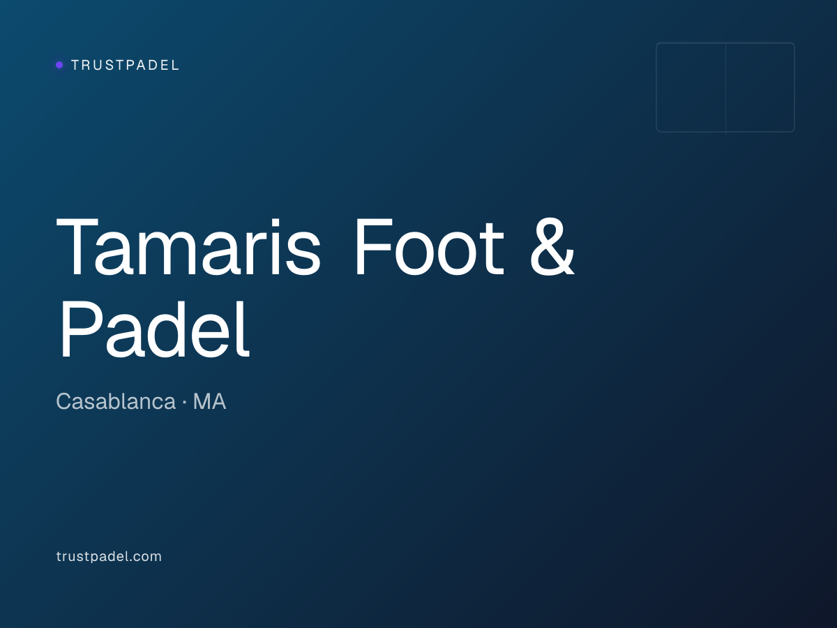 Tamaris Foot & Padel padel club
