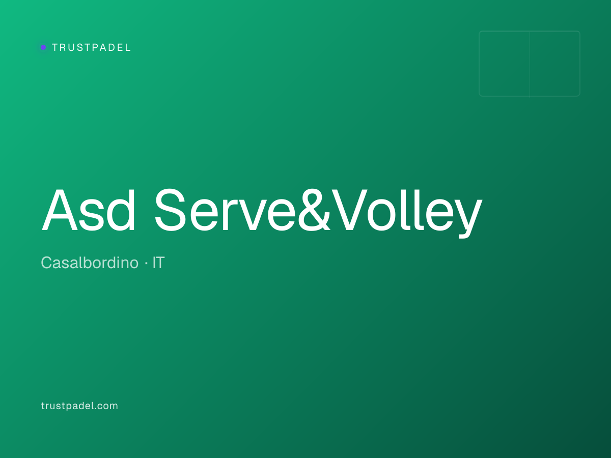 Asd Serve&Volley padel club