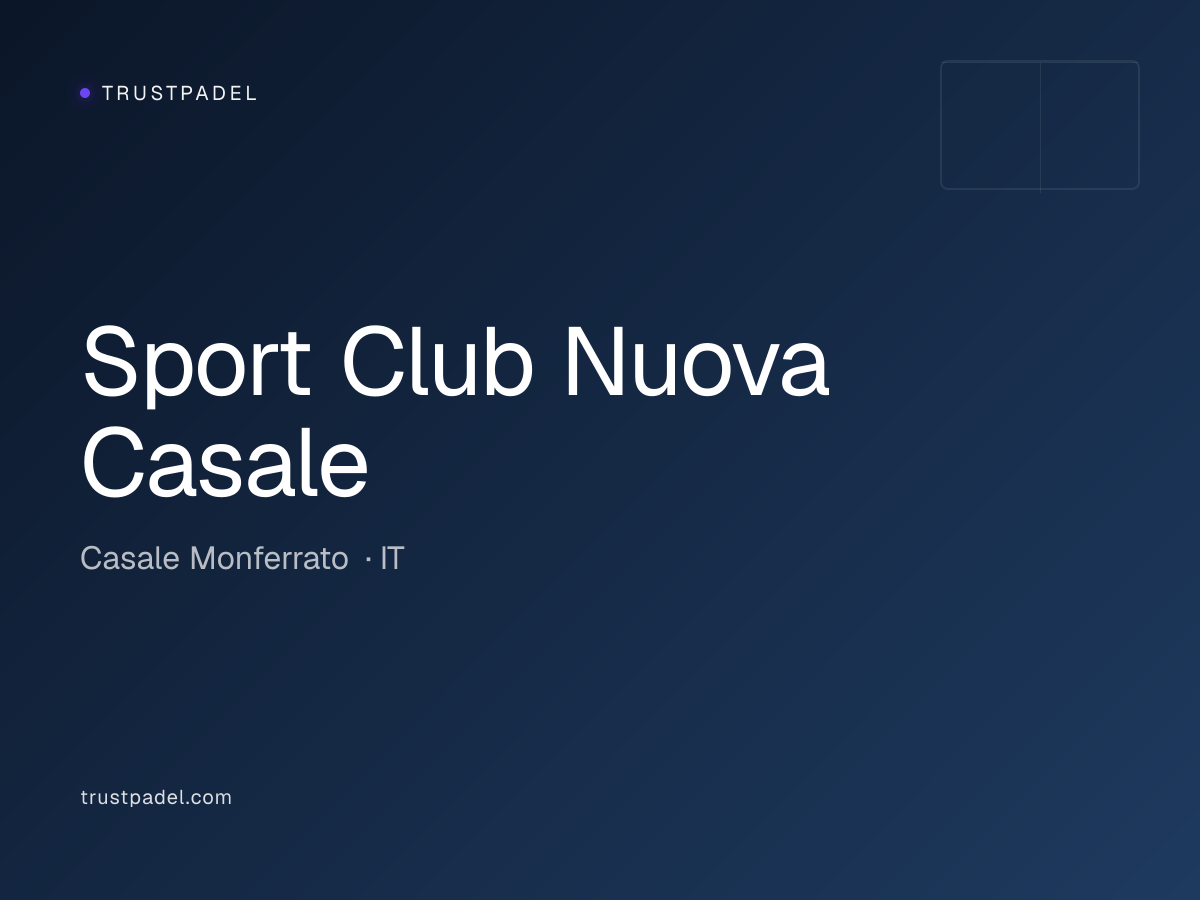 Sport Club Nuova Casale padel club
