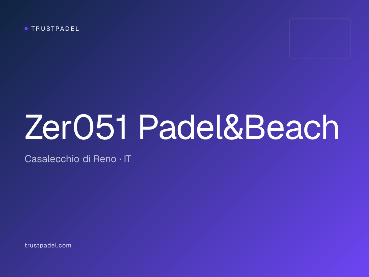 Zer051 Padel&Beach padel club