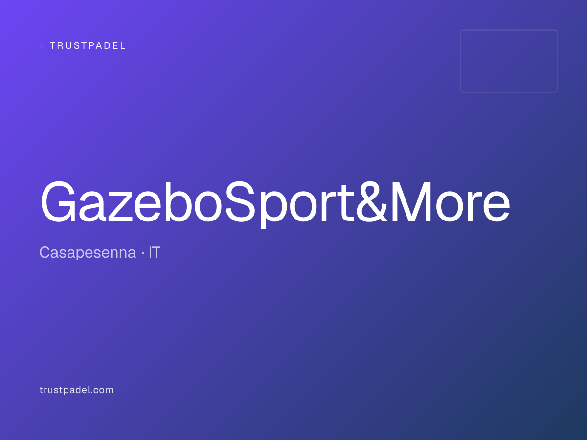 GazeboSport&More padel club