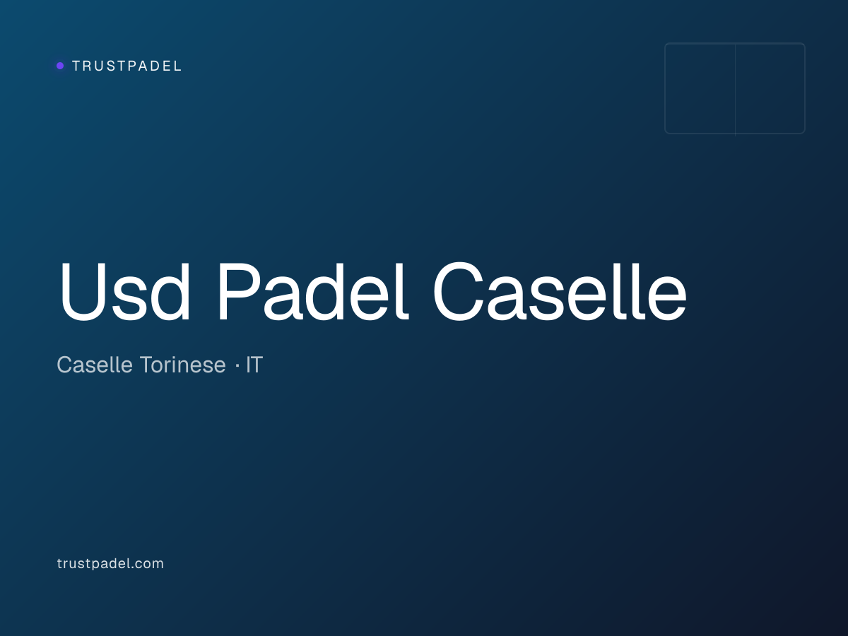 Usd Padel Caselle padel club