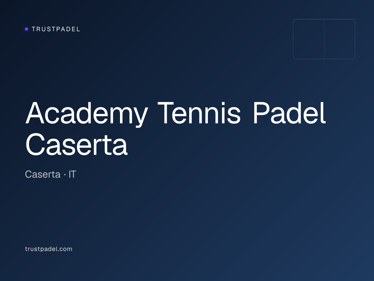 Academy Tennis Padel Caserta padel club