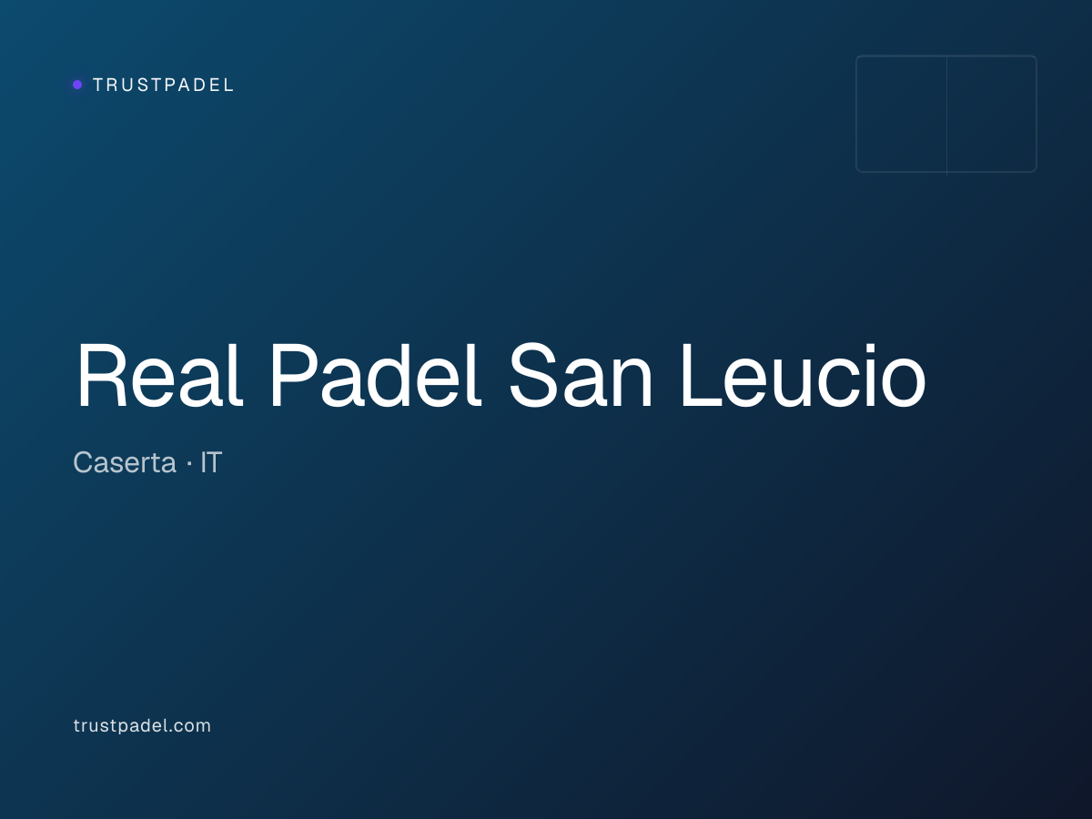 Real Padel San Leucio padel club