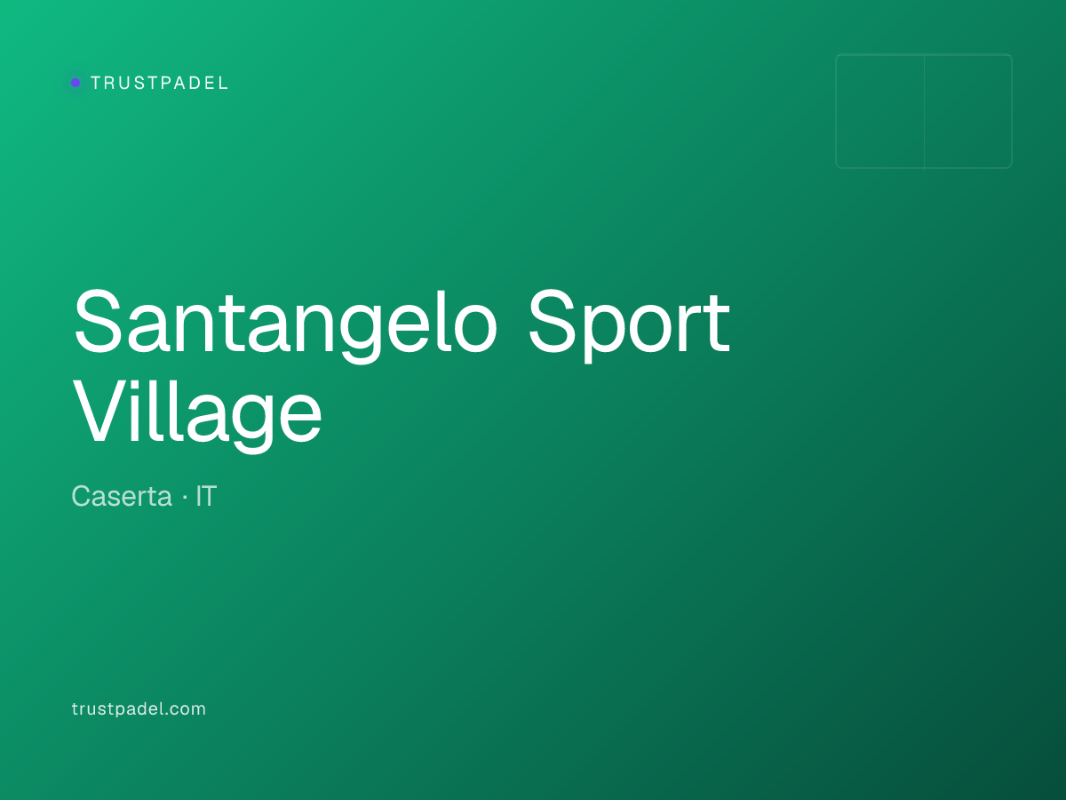 Santangelo Sport Village padel club