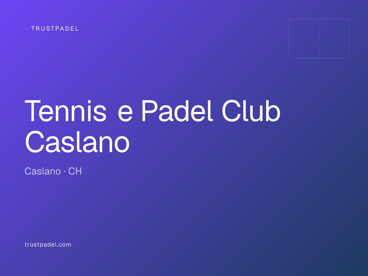 Tennis e Padel Club Caslano padel club