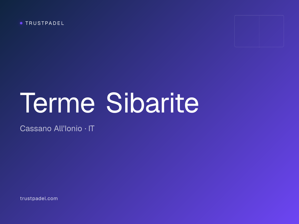 Terme Sibarite padel club