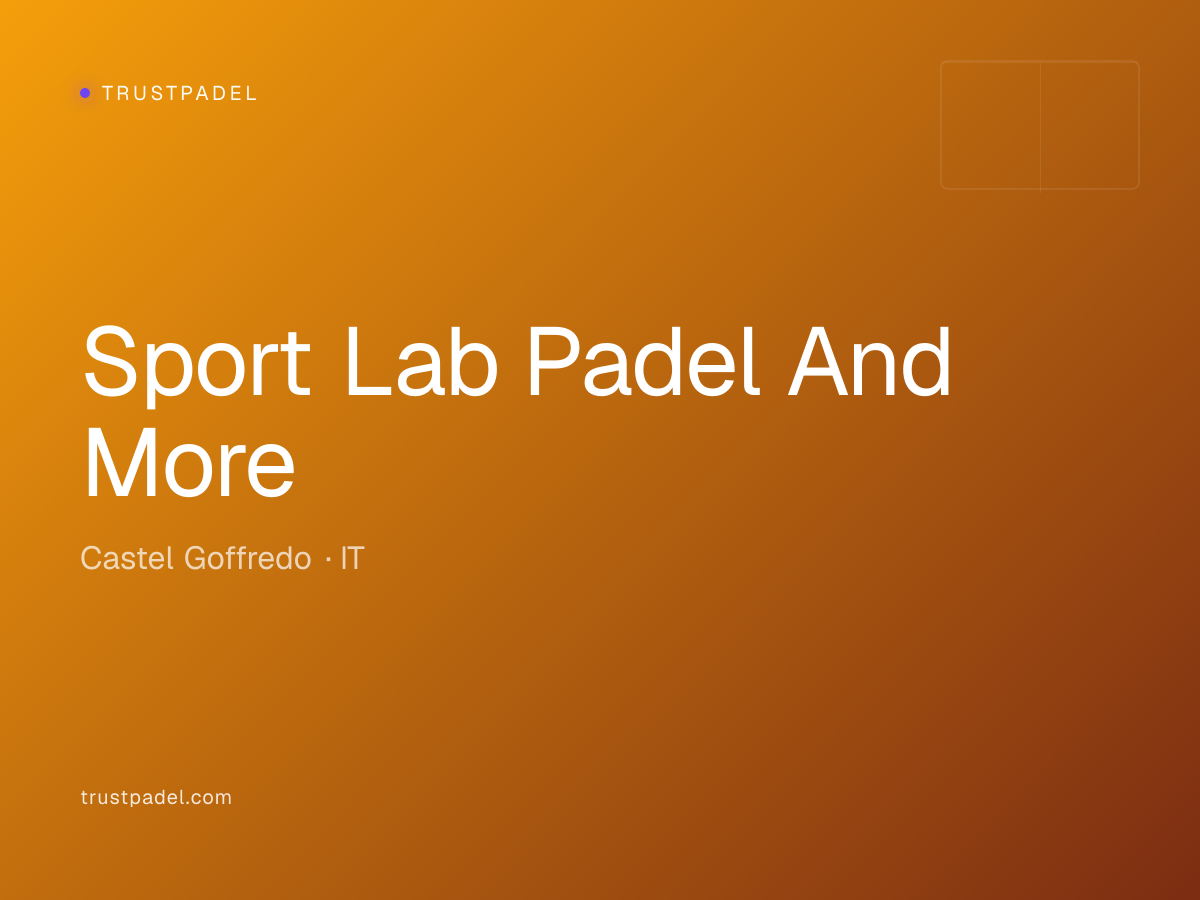 Sport Lab Padel And More padel club