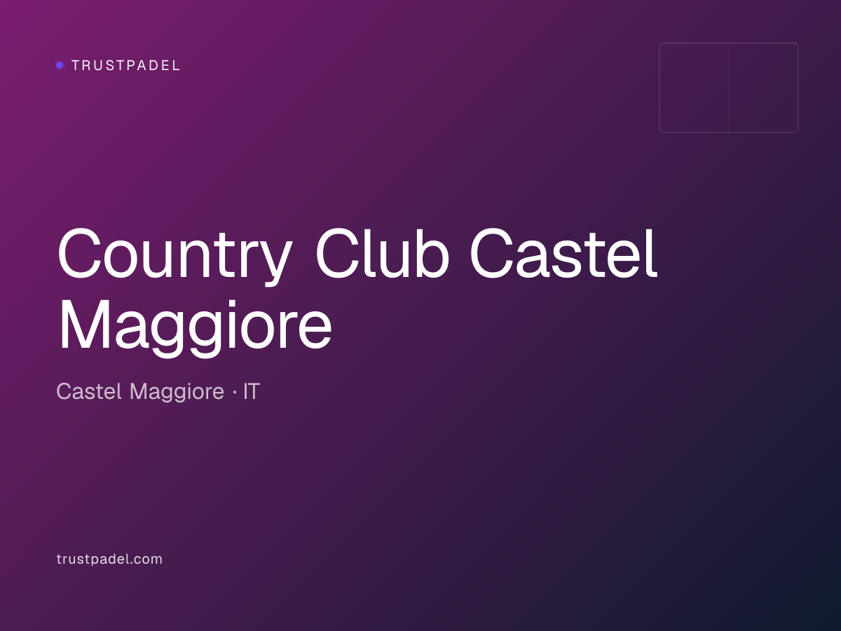 Country Club Castel Maggiore padel club