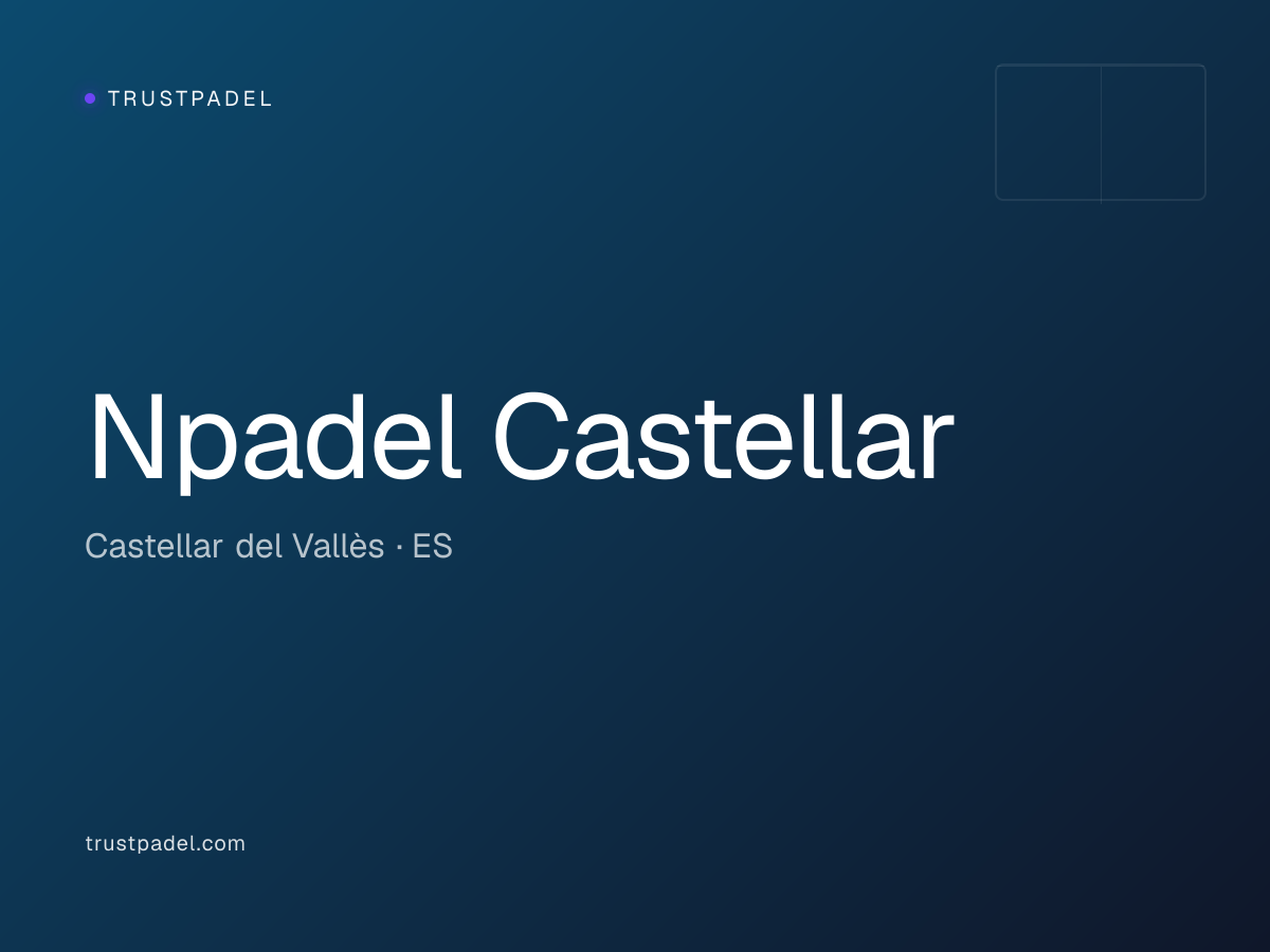 Npadel Castellar padel club