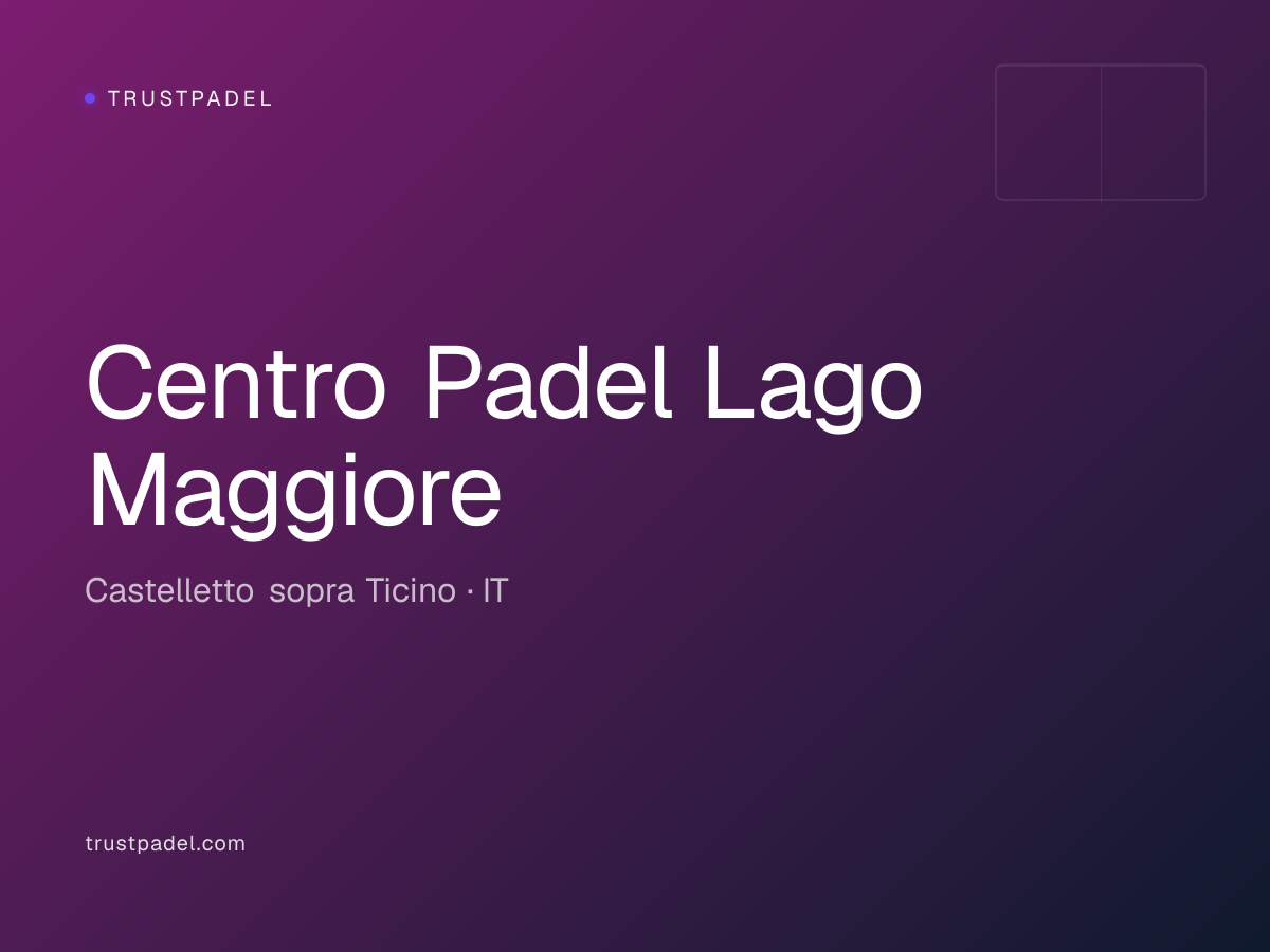 Centro Padel Lago Maggiore padel club