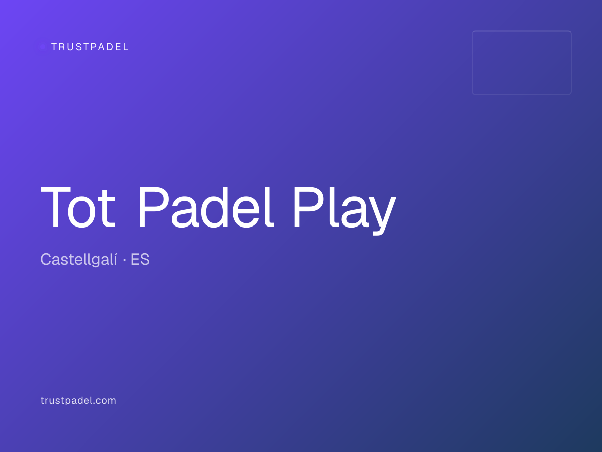 Tot Padel Play padel club