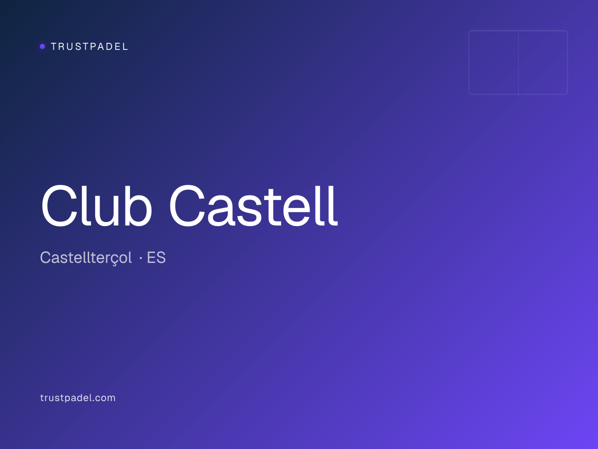 Club Castell padel club