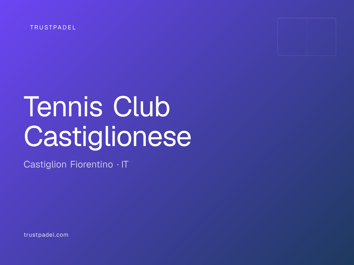 Tennis Club Castiglionese padel club