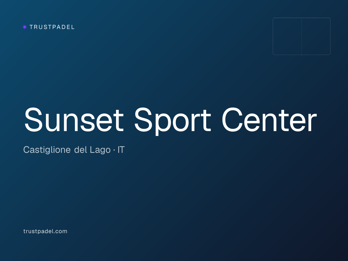 Sunset Sport Center padel club