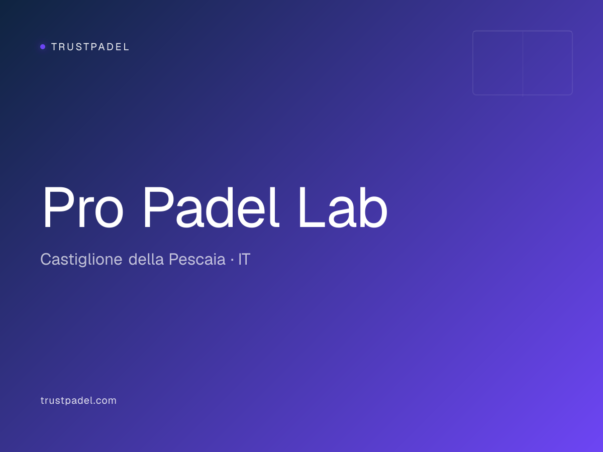 Pro Padel Lab padel club