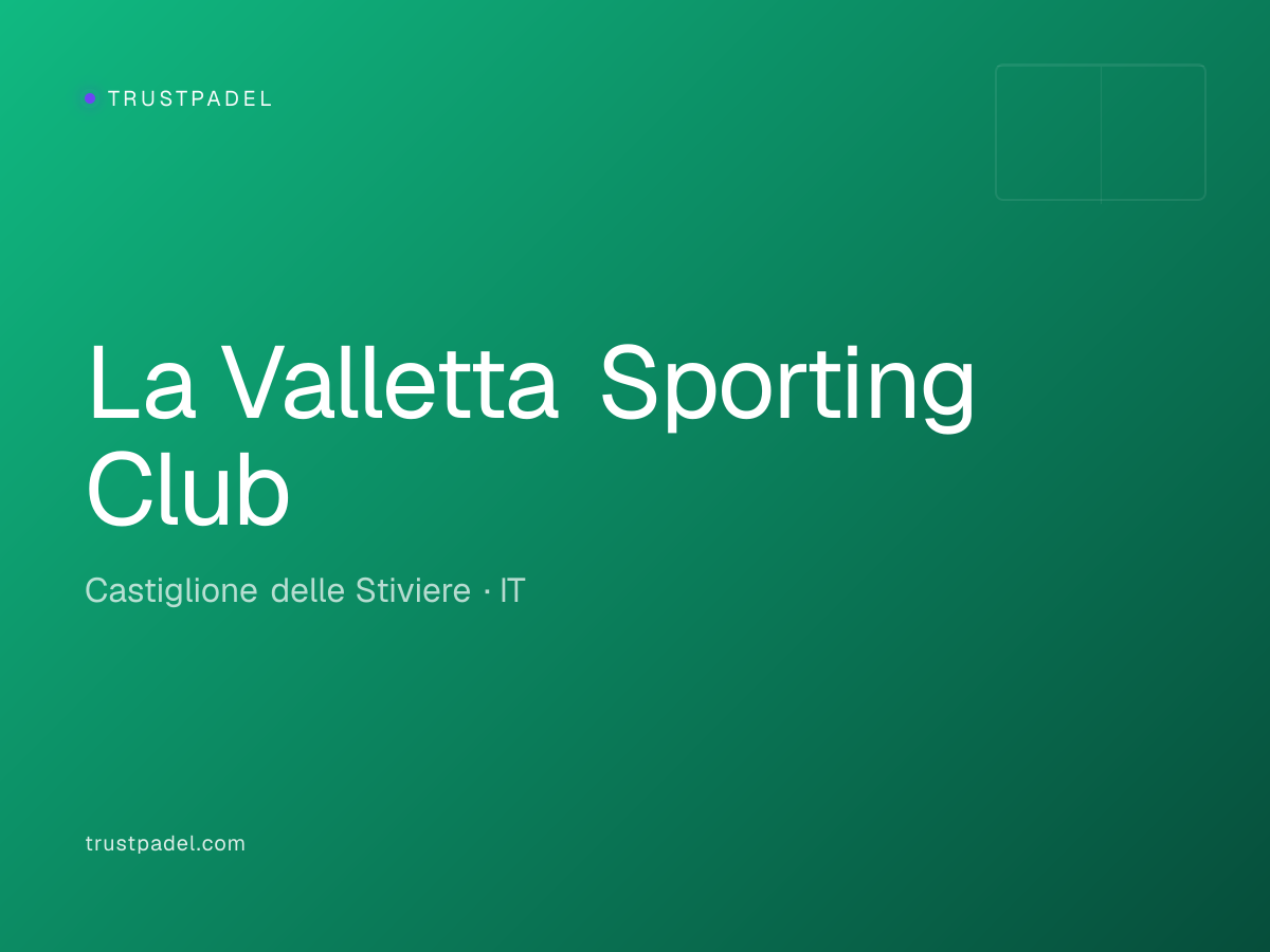 La Valletta Sporting Club padel club