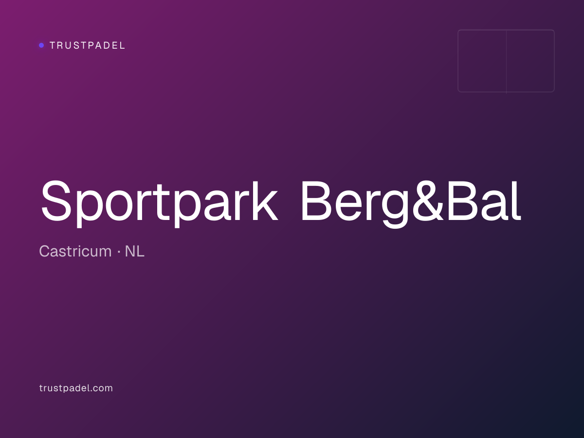 Sportpark Berg&Bal padel club