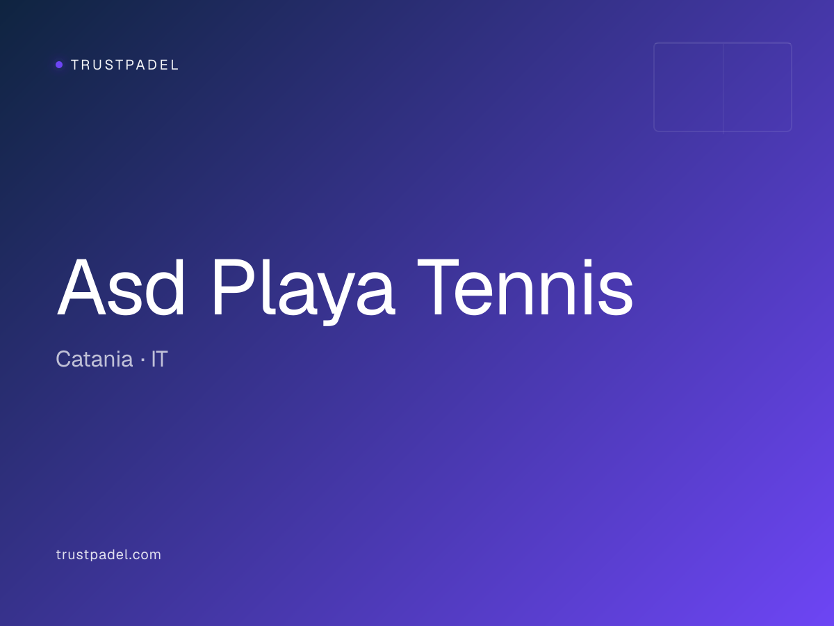 Asd Playa Tennis padel club