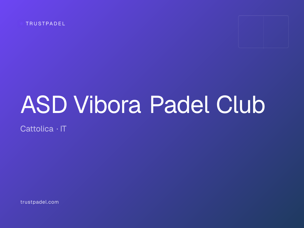 ASD Vibora Padel Club padel club