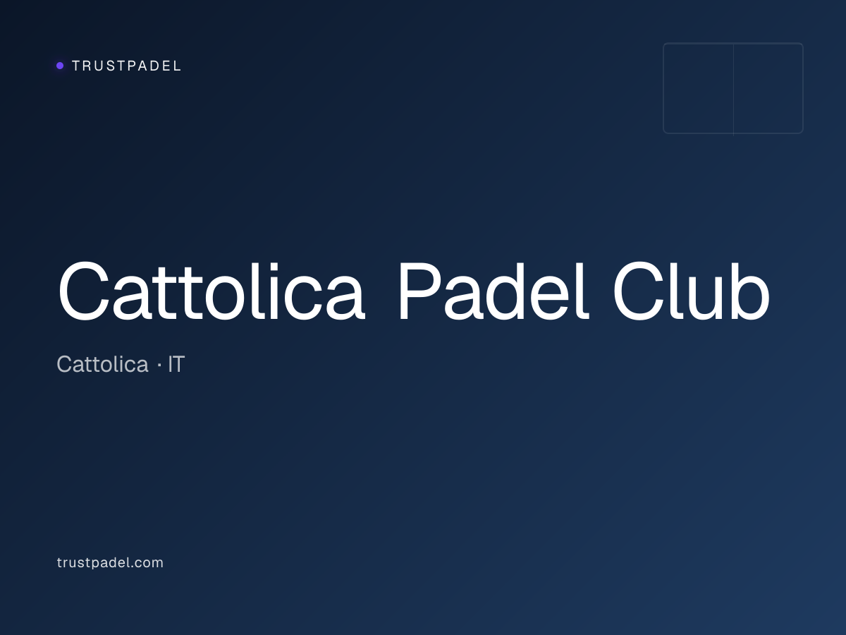 Cattolica Padel Club padel club
