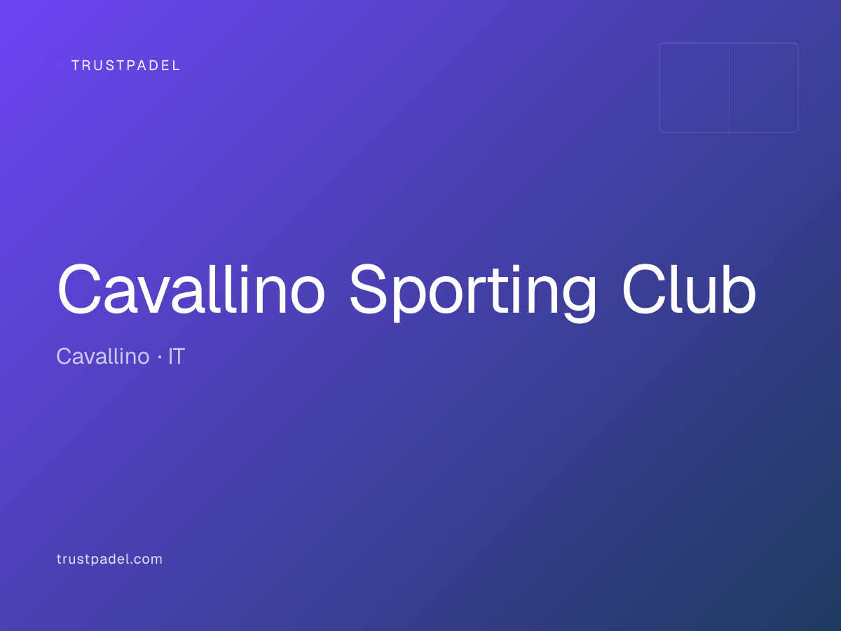 Cavallino Sporting Club padel club