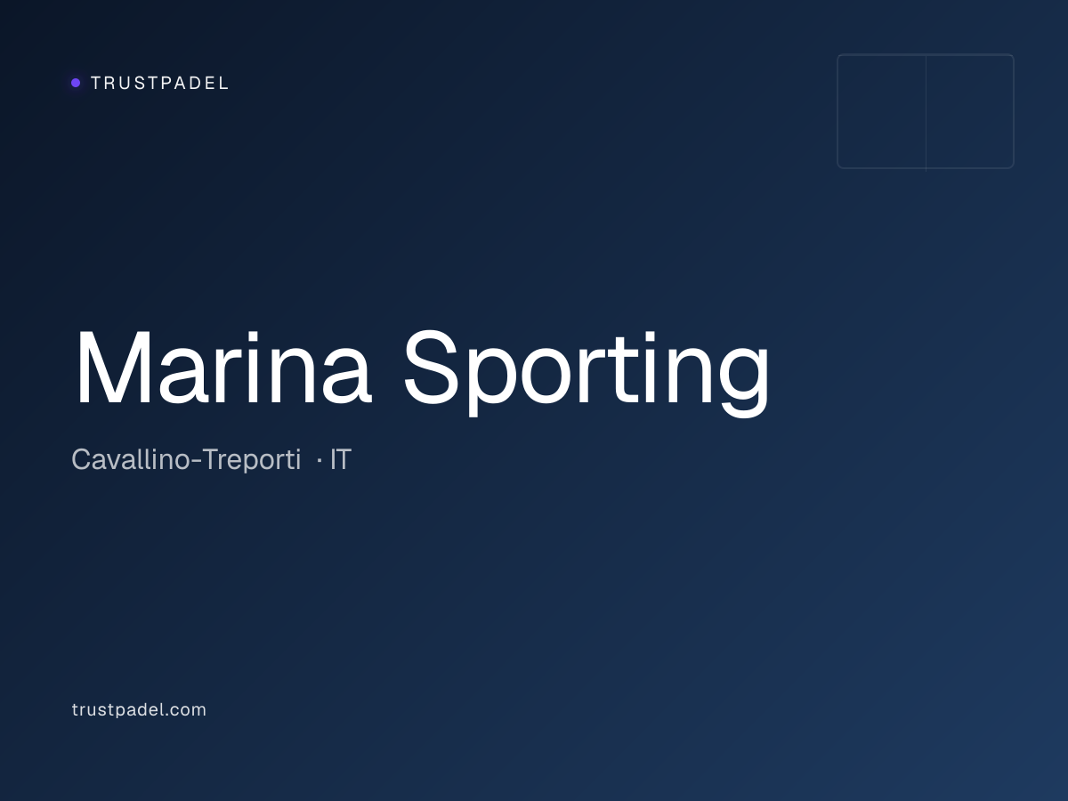 Marina Sporting padel club