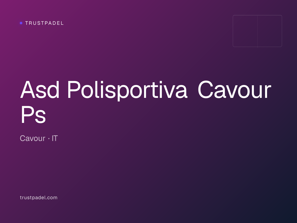 Asd Polisportiva Cavour Ps padel club