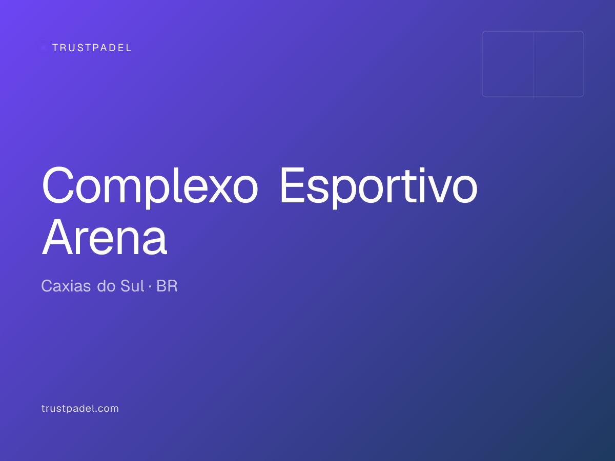 Complexo Esportivo Arena padel club