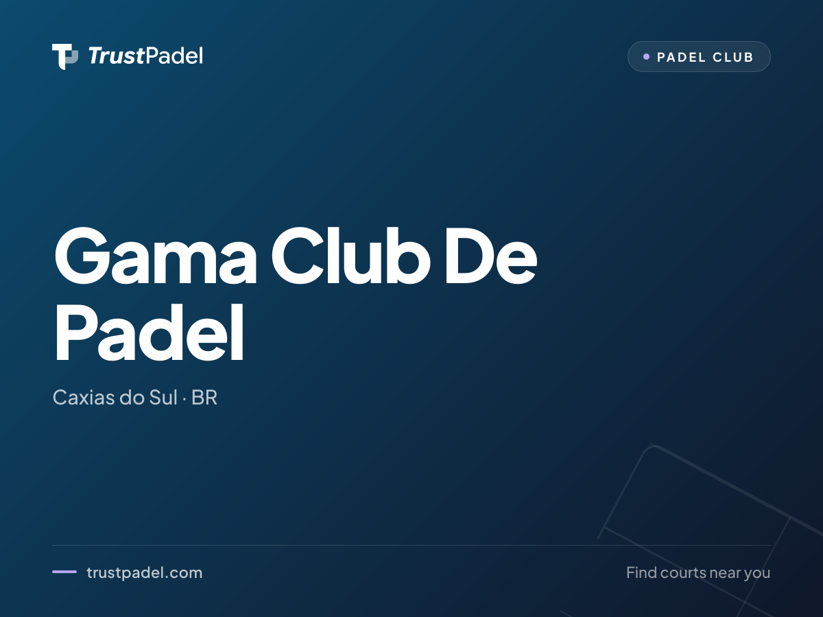Gama Club De Padel padel club
