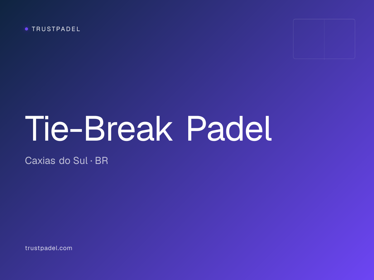 Tie-Break Padel padel club