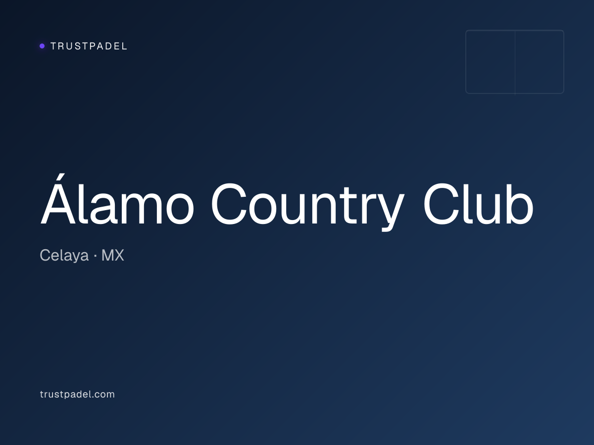Álamo Country Club padel club
