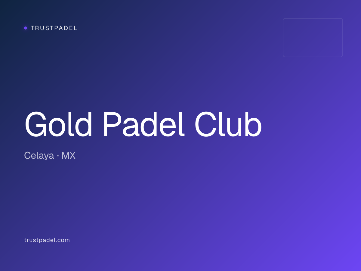 Gold Padel Club padel club
