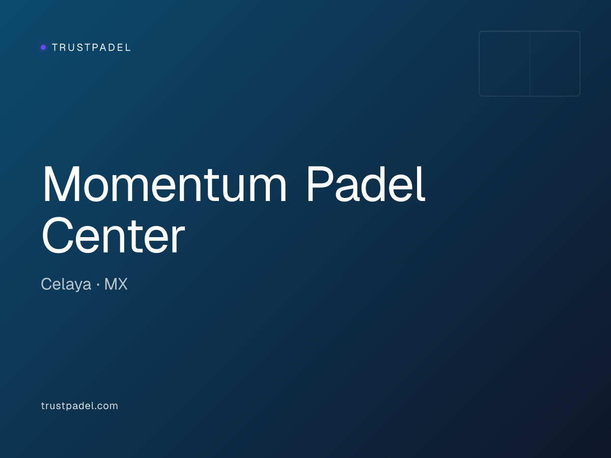 Momentum Padel Center padel club