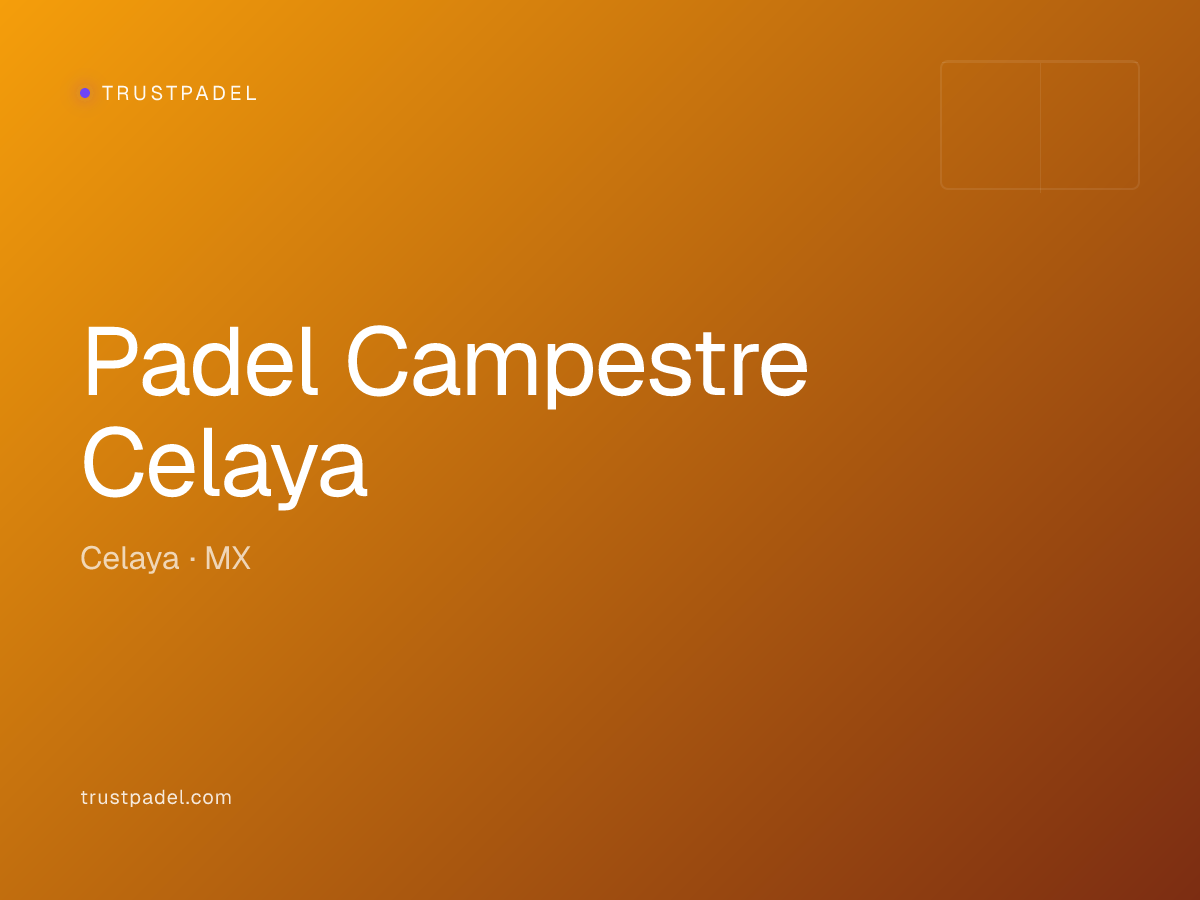 Padel Campestre Celaya padel club