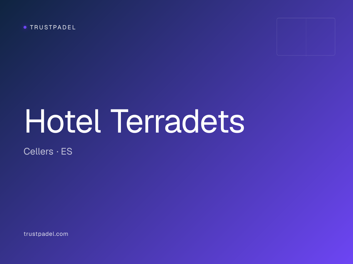Hotel Terradets padel club