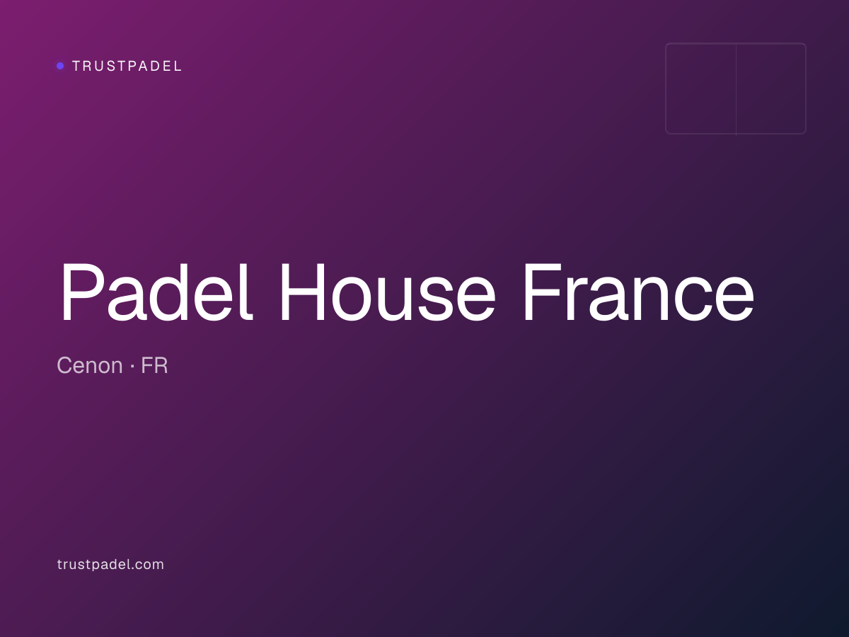 Padel House France padel club