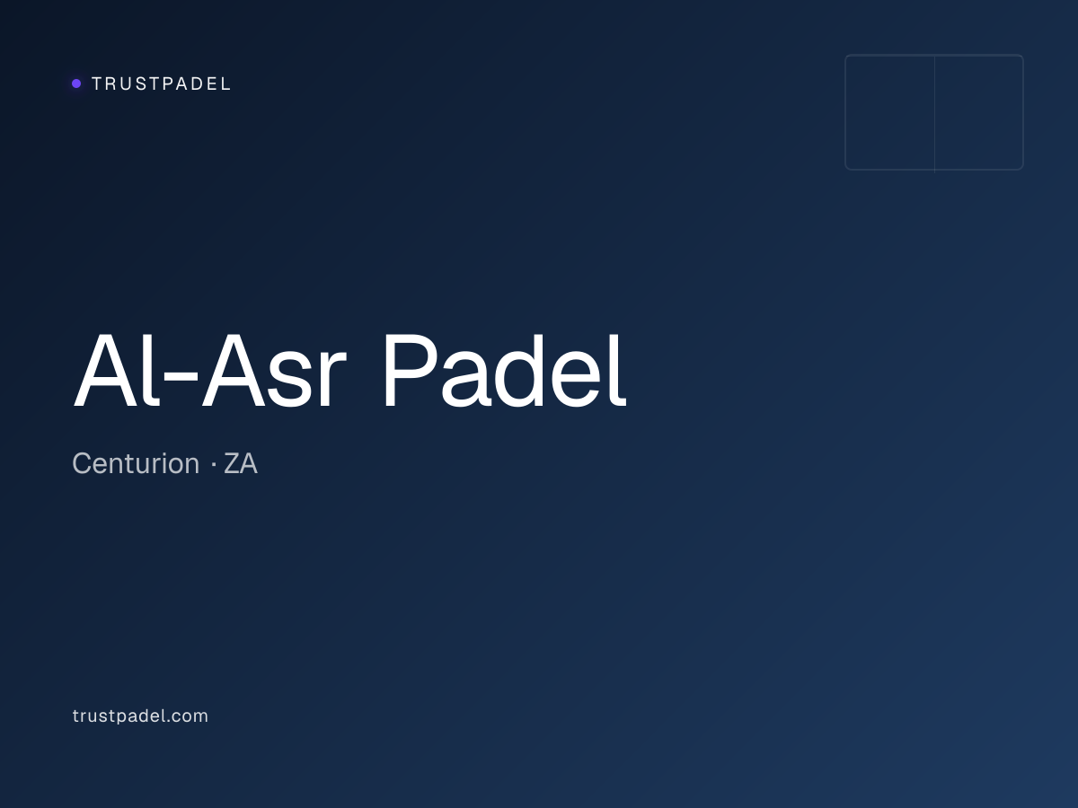 Al-Asr Padel padel club