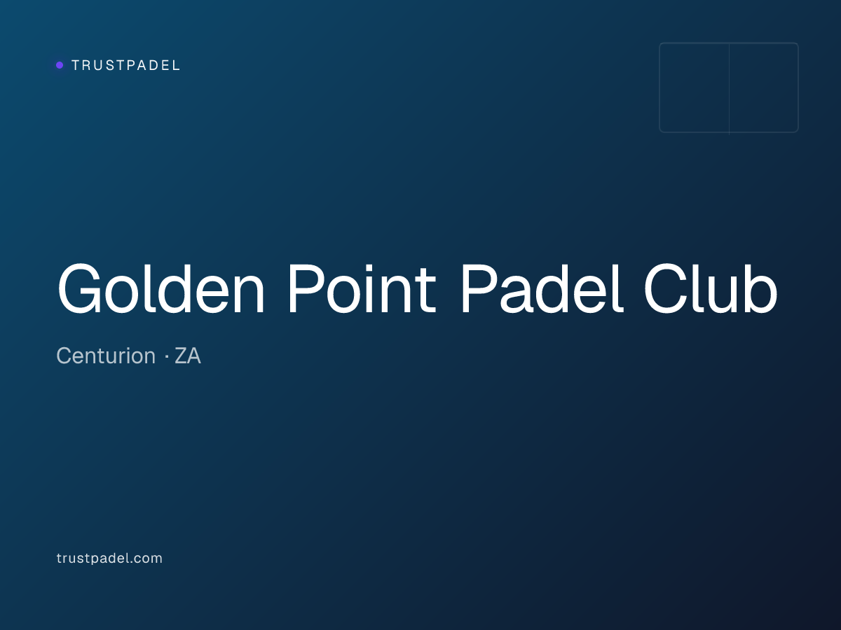 Golden Point Padel Club padel club