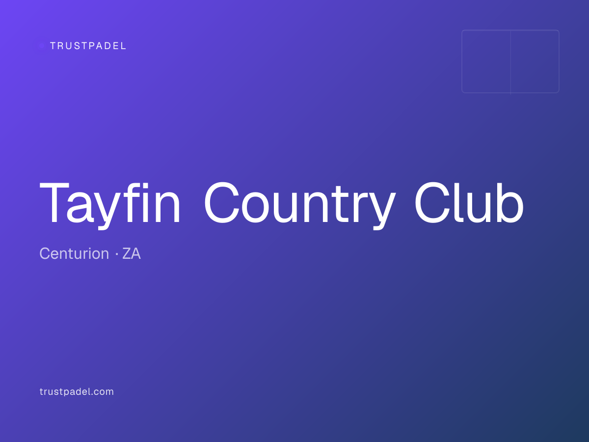 Tayfin Country Club padel club