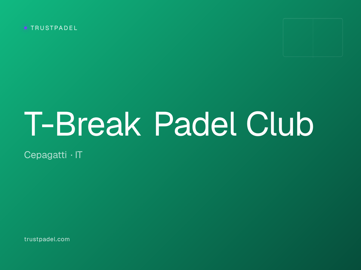 T-Break Padel Club padel club