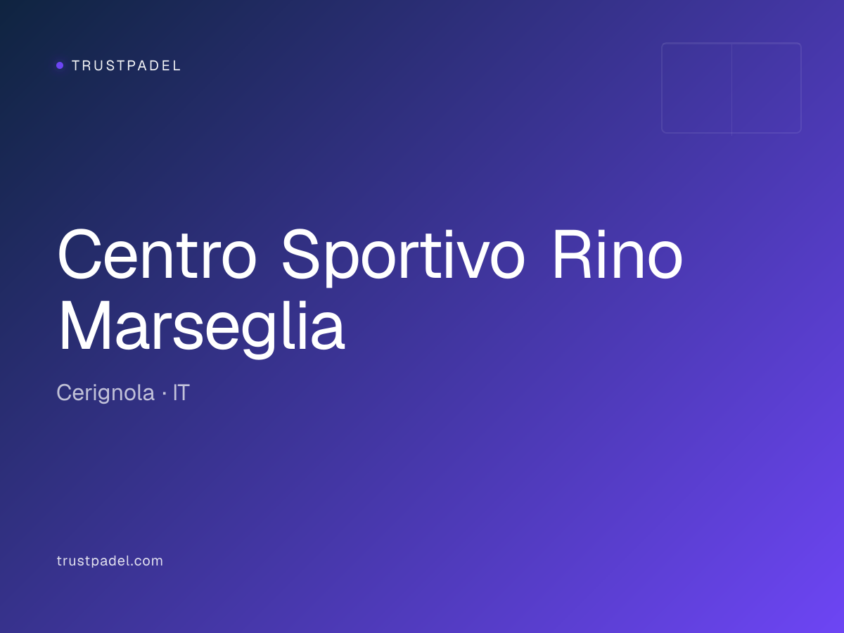 Centro Sportivo Rino Marseglia padel club